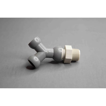 Cedarberg Snap-Loc Systems 1/4 System 1/2 to 1/4 Hose Reducer Y to Male Pipe Thread 1/2 BSPT Pac of 2 8525-165A